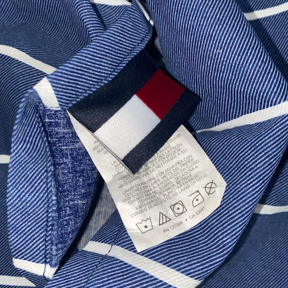 Tommy Hilfiger Navy‎ and White Striped Top
